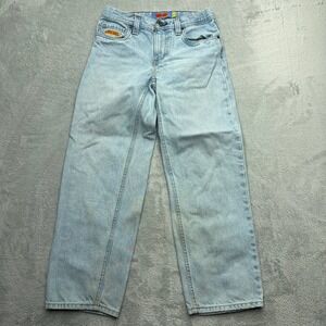 Empyre Jeans Womens 25 Light Blue Loose Fit Skater Baggy Wide Leg Denim Pants